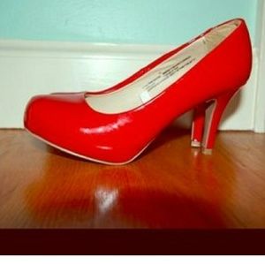 Red Patent Leather Heels