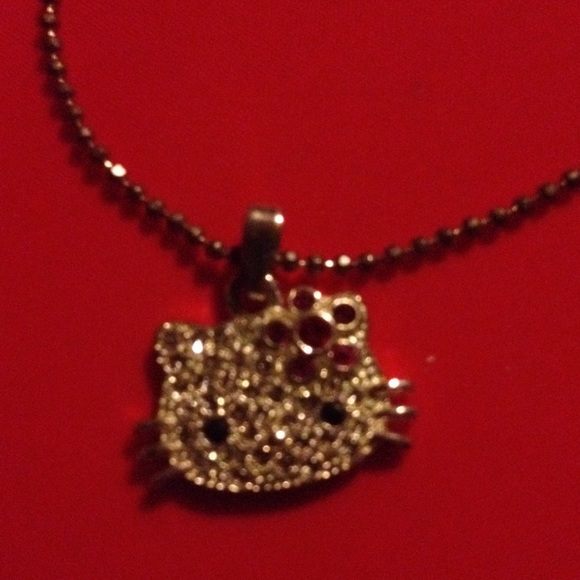 Hello Kitty Rhinestone Necklace - Picture 1 of 4