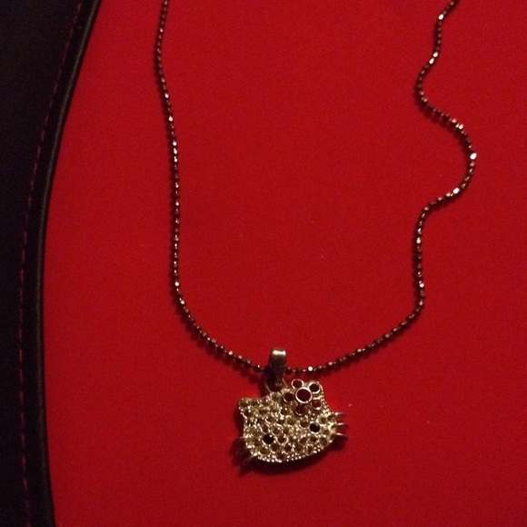 Hello Kitty Rhinestone Necklace - Picture 2 of 4