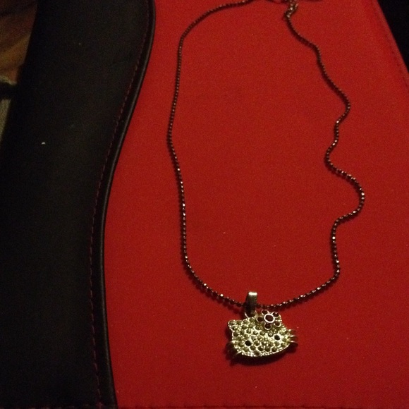 Hello Kitty Rhinestone Necklace - Picture 3 of 4