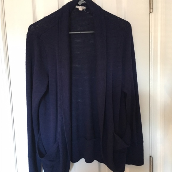 Navy blue cardigan