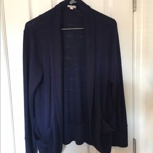 Navy blue cardigan