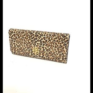 Tory Burch Leopard Print Wallet