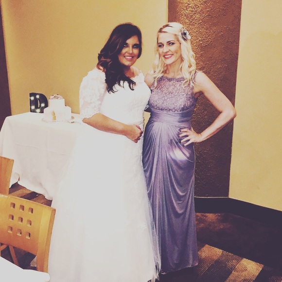 Purple bridesmaid dress 👗