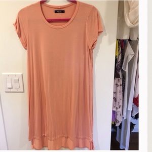NWOT Michael Lauren T-Dress peach