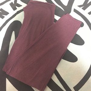 LovePInk Maroon leggings