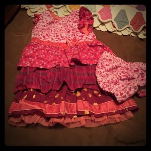 Matching dress and bloomers