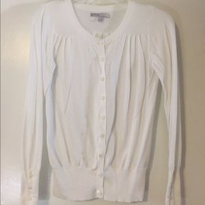 Old Navy White Button Up Cardigan