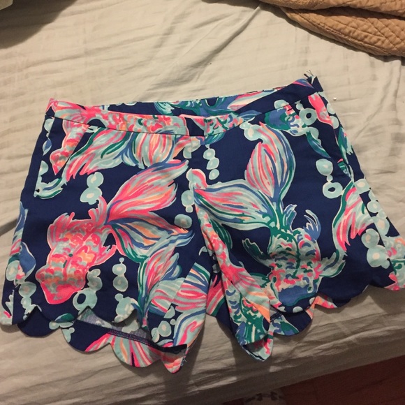 LillyPulitzer scallop shorts