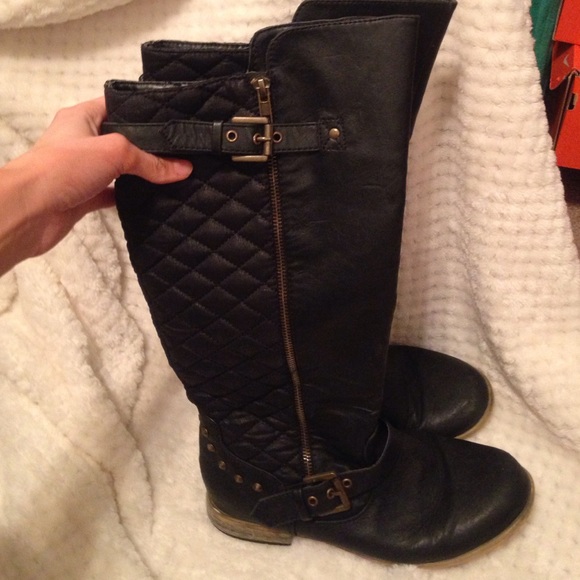 Black Steve Madden Boots