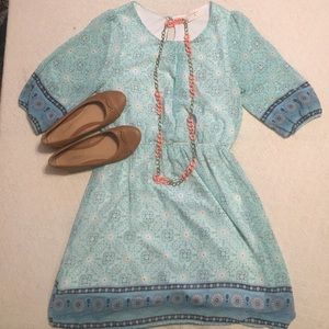 3/4 length sleeve dress