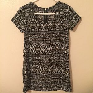 Aztec T-shirt dress