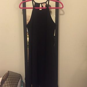 Mossimo black chevron halter dress
