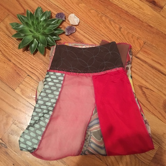 Anthropologie scarf skirt