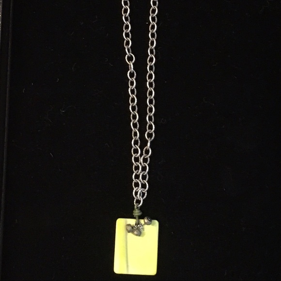 Green Mother of Pearl Necklace