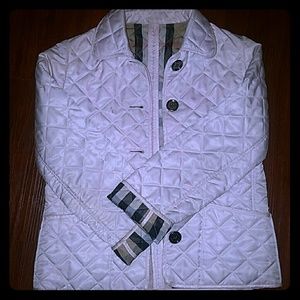 Girls Burberry Quilted Jacket