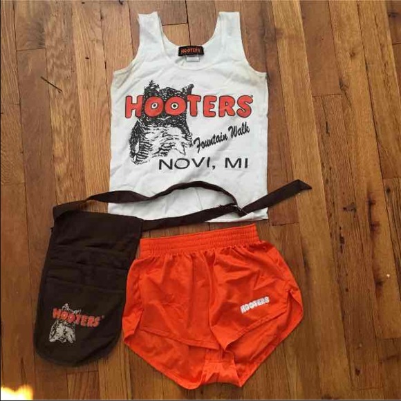 Hooters girl uniform costume authentic Halloween