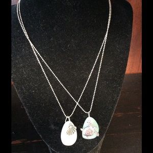 Sea glass necklace