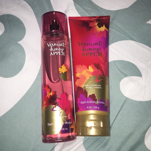 BBW Vermont Honey Apple Body Cream and Spray