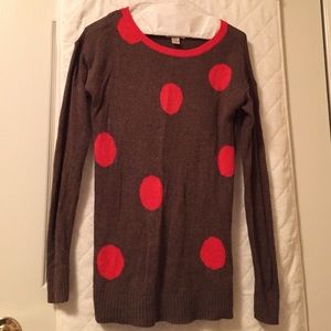 Ann Taylor LOFT polka dot sweater