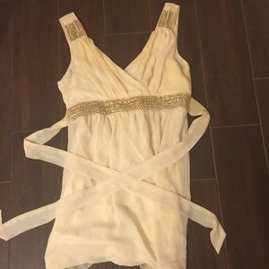 Cream/white shot dress.
