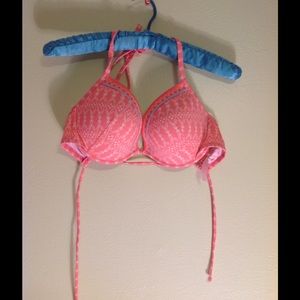 34DD or 36D Victoria's Secret pink color swim suit