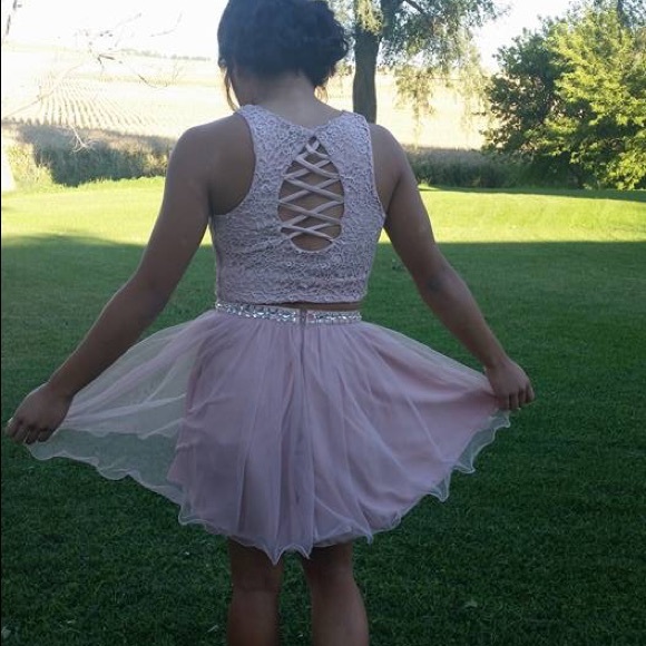 2 piece homecoming dress