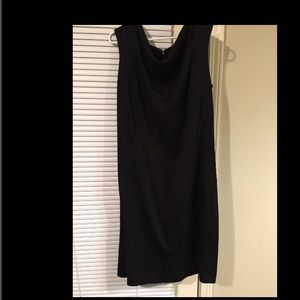 Lane Bryant droopy neck black dress