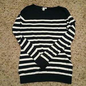 Striped and Speckled Sweater