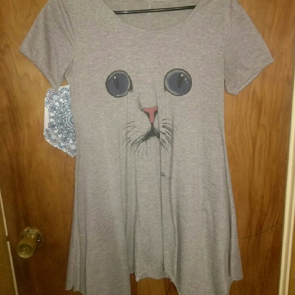 Cat face dress