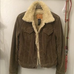 Cotton corduroy jacket with soft lining