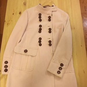 Marc Jacobs light pink denim trench coat XS