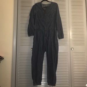 Women's Gap denim jogger jumpsuit size M