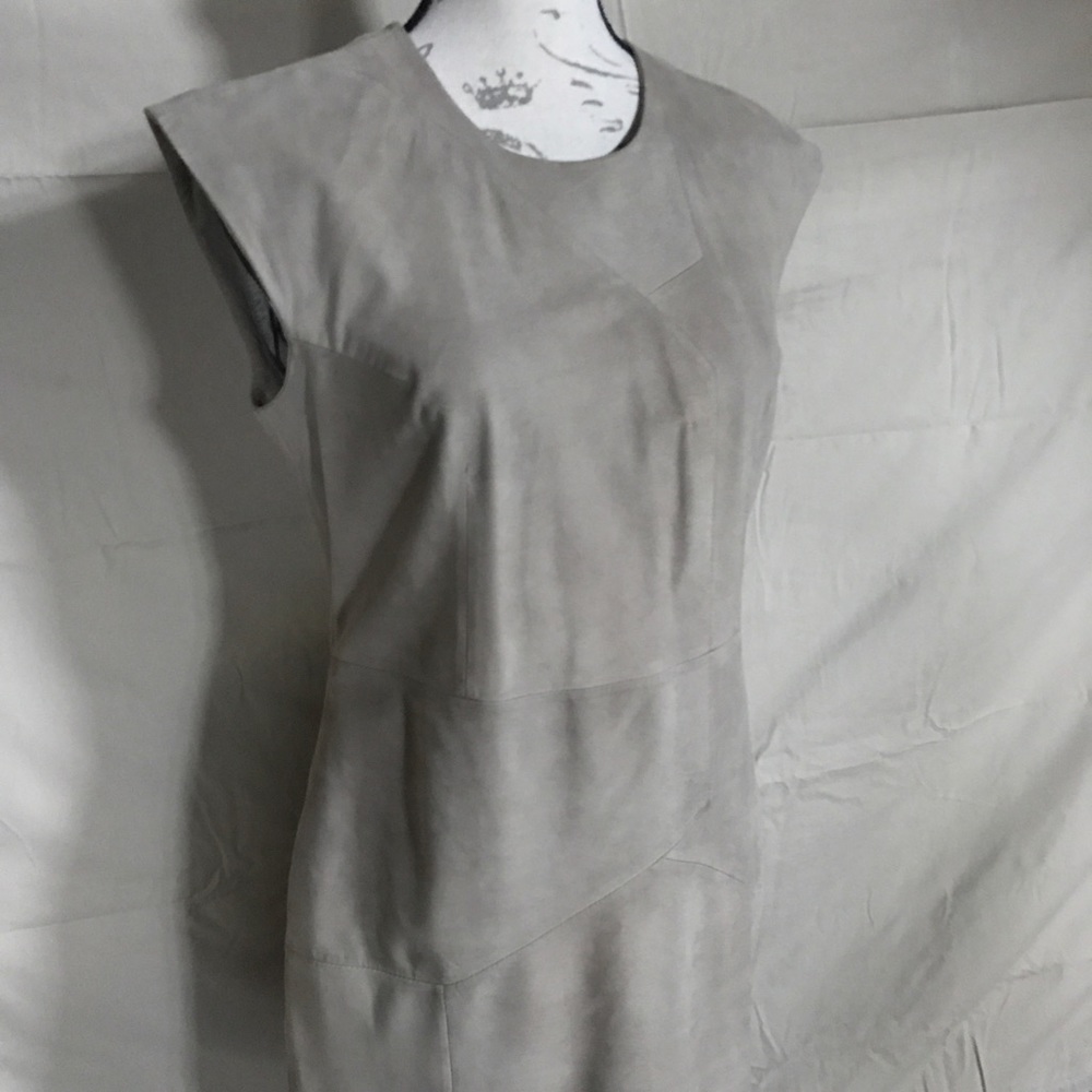 Hugo Boss taupe suede dress - Picture 5 of 8