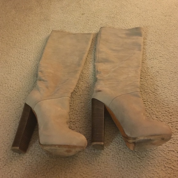 Brian Atwood Shoes - Brian Atwood taupe boots
