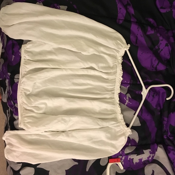 off the shoulder brandy top