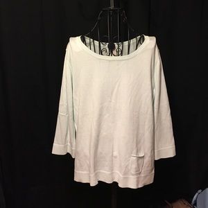 J. Jill Pale Aqua Sweater - New With Tags