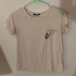 Brandy "gun" tee/MAKE OFFERS