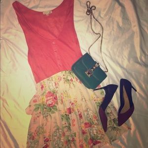 *Floral dress*