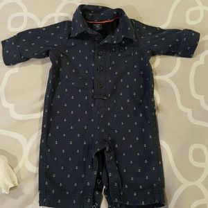 Baby Gap Nautical Denim romper