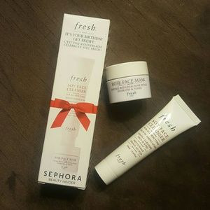 NWT Fresh Bundle. Fresh Soy Face Cleanser and Rose