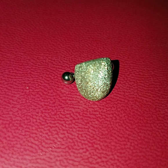 Textured Sterling Silver 925 Pierced Ear Cuff