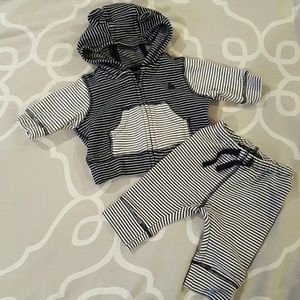 Baby Gap Striped Sweatshirt and matching joggers