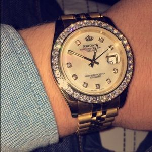 Gold Jordan Watch