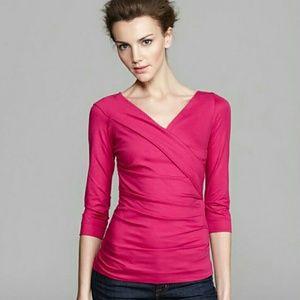 DVF Diane Von Furstenberg Red Currant Bentley Top
