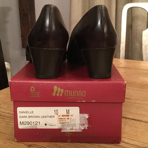 Murano "Danielle" Sz 10 M, New, Dark Brown Leather - Picture 3 of 4
