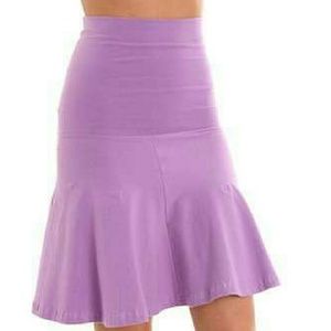 American apparel purple high waisted skirt