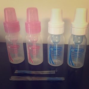 Four Dr. Brown's Bottles