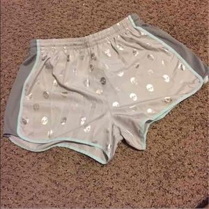 PINK VS skull shorts