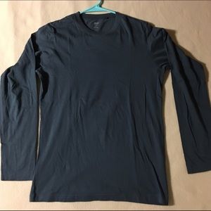 Uniqlo dark blue long sleeve shirt
